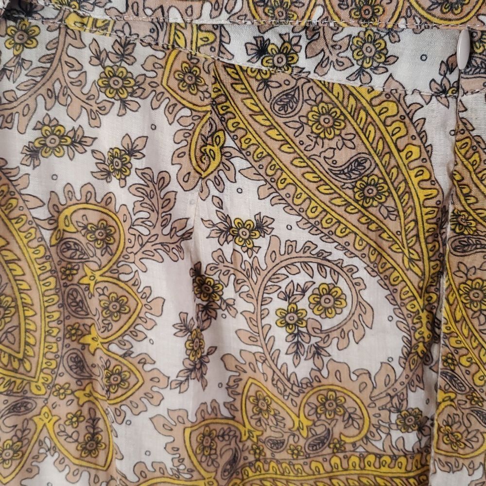 Free People MINKPINK Sistan Belted Midi Paisley Skirt Sz S, Boho Gypsy Festival - Picture 7 of 15
